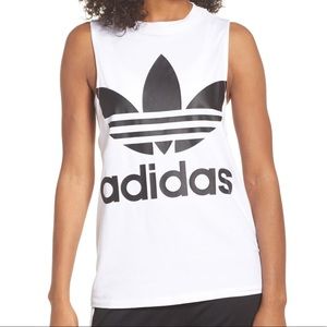 Adidas trefoil tank